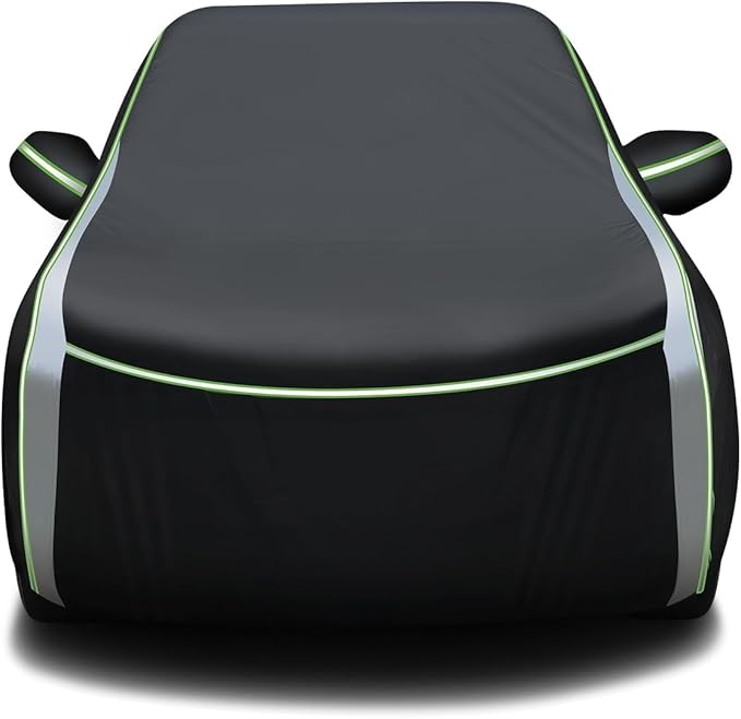 420d Waterproof Car Cover Fits for Ford Explorer 1995-2025 2026, All Weather SUV Car Cover for Explorer Accessories, with Zipper & Reflective Safety Strips