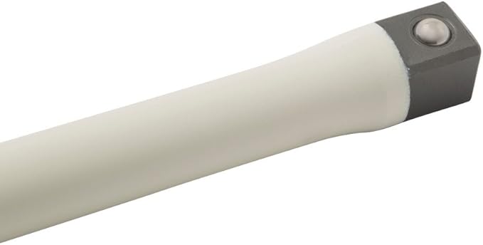 Steelman 1/2-Inch Drive 120 ft-lb Torque Extension for Impact Wrench, 8-inch Extension, Corrosion-Resistant Powder-Coated Steel, White