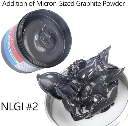 FOTU 280 Graphite Lithium Grease, Heavy Duty All-Purpose Lubricant 10.5oz