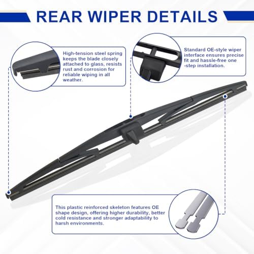 KAIYI 3 Windshield wipers Compatible with Honda Pilot 2009-2015