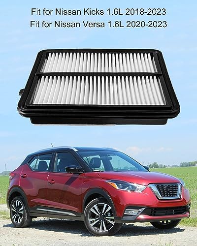 Car Engine Filter Fit for Nissan Kicks 1.6L 2018-2023 Versa 1.6L 2020-2023