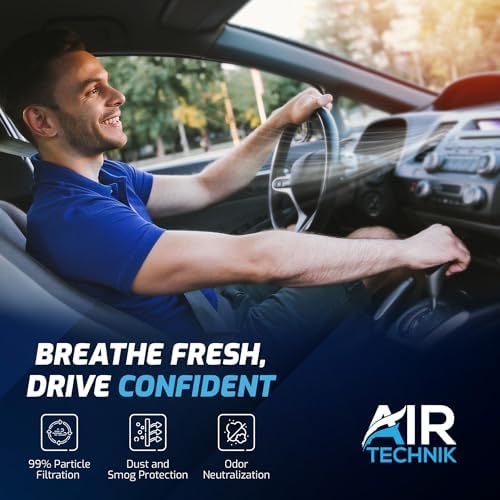 AirTechnik CF10373 PM2.5 Cabin Air Filter w/Activated Carbon | Fits Audi A3, A3 Quattro, Q3, TT Quattro, VW Beetle, Caddy III, CC, Tiguan, EOS, Golf, GTI, Jetta, Passat, R32, Rabbit - CUK2939