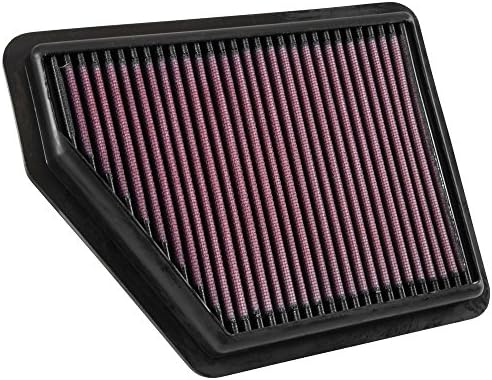 K&N High-Flow Original Lifetime Engine Air Filter: Increase Power: Premium, Washable: Compatible with 2016-2026 HONDA: Civic, HR-V, 33-5045