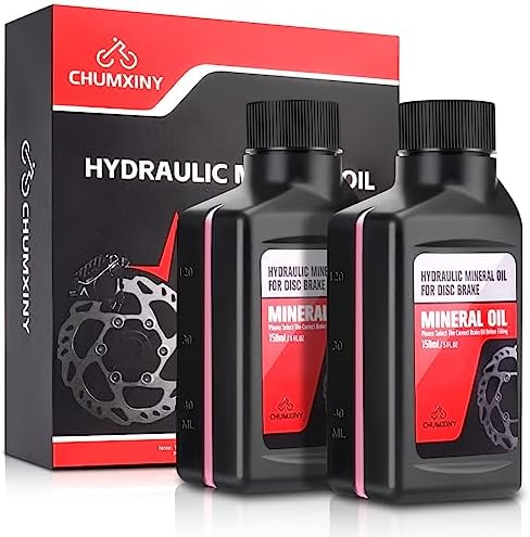 CHUMXINY Mineral Oi, 300ML Mineral Oil Brake Fluid for Shimano, Tektro and TRP Series Hydraulic Disc Brakes