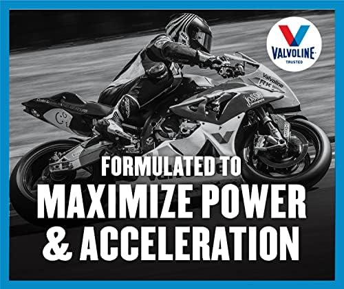 Valvoline 4-Stroke Motorcycle SAE 20W-50 Motor Oil 1 QT, Case of 6 (Pack of 2)