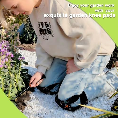 Garden Kneeling Pad and Knee Pads Women, Foam Padding Kneepads, Butterfly