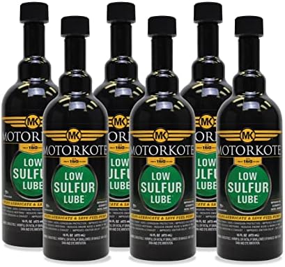 MotorKote MK-10301-06-6PK Low Sulfur Lubricant, 16-Ounce, 6-Pack