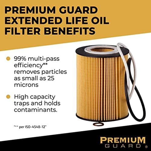 PG PG6296EX Extended Performance Oil Filter | Fits 2011-2025 Jeep Grand Cherokee 3.6L; 2012-2026 Wrangler 3.6L; 2014-2022 Cherokee 3.2L