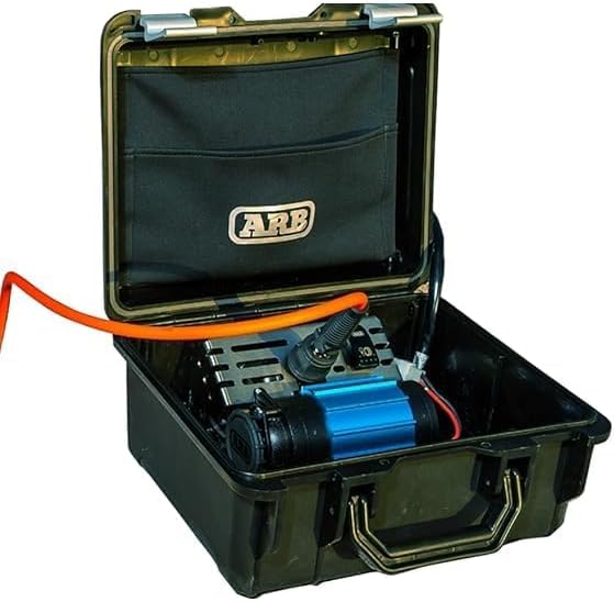ARB CKMP12V2 PORTABLE AIR COMPRESSOR HIGH OUTPUT and PERFORMANCE in a HEAVY DUTY BOX with upgraded features