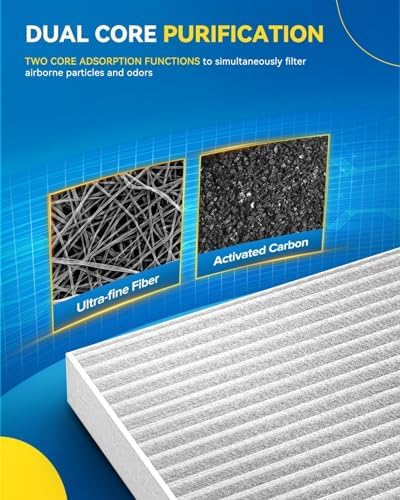 PHILTOP CF12450 HEPA Cabin Air Filter for Jeep Wrangler, Gladiator