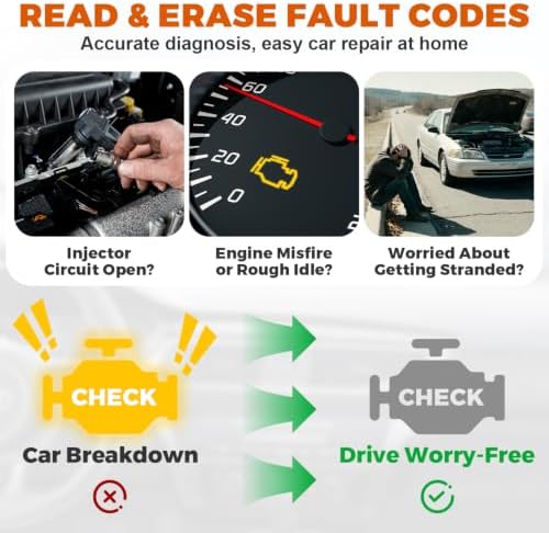 M60 OBD2 Scanner, 2-in-1 Car & Motorcycle Code Reader