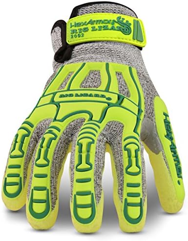 HexArmor Cut-Resistant Impact Protection Nitrile Palm Work Gloves | Rig Lizard® Series 2092 | X-Large