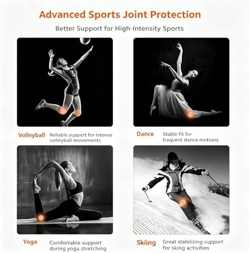 1 Pair Soft Foam Knee Pads, Shock Absorbing Support Unisex
