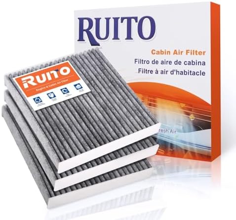 Cabin Air Filter, CF10285 for 4Runner, Avalon, Camry, Corolla, Tundra, Highlander, RAV4, Mirai, Sequoia, IS250, RX350, ES300h, F-PACE, XF, Range Rover, Discovery, Not Fit 2016 Prius