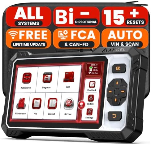 ANCEL FX6100 Bidirectional Scan Tool, All System, Lifetime Free Updates