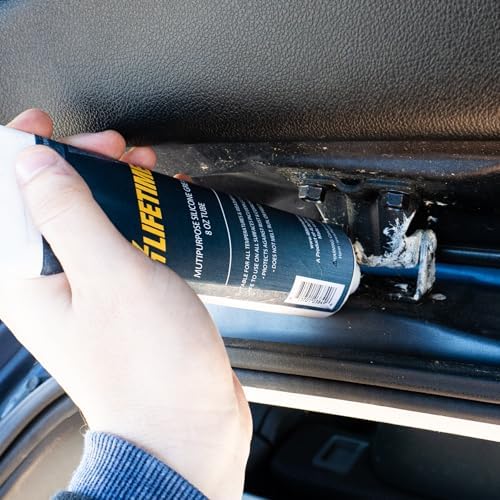 4LIFETIMELINES Multi-Purpose Silicone Grease 8 oz Tube, Brake Grease, All-Weather Lubricant for Auto, Home, Farm & Shop, Long-Lasting Versatility