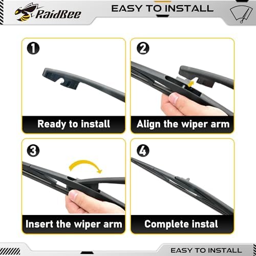 Rear Wiper Blade 14 inch, OEM Replacement for Honda Pilot 2009-2015 +More Rear Windshield Wiper (14-F)