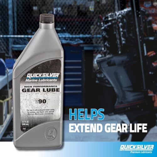 Quicksilver SAE 90 High Performance Gear Lube Tube, 8 oz
