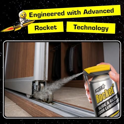 Slide & Glide Silicone Door Lubricant Spray, 13.5oz
