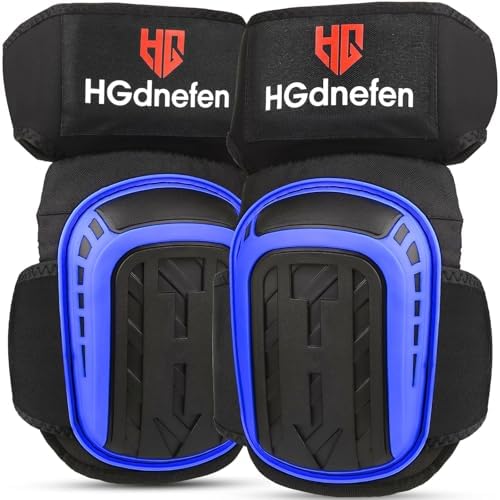 Knee Pads for Men, Thick Gel Foam Construction Knee Pads for Work