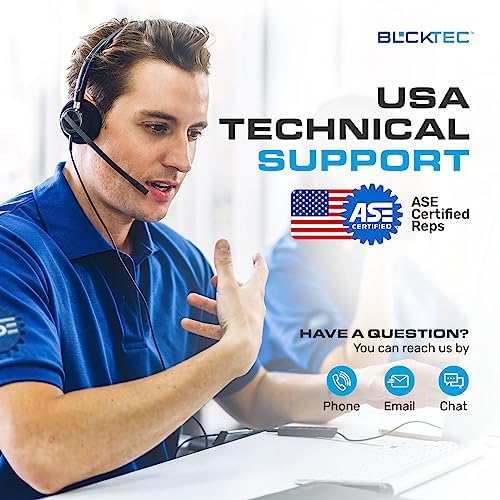 BLCKTEC 420 Bluetooth OBD2 Scanner Diagnostic Tool - Vehicle Code Reader for Car - Clears Check Engine Light - Comes with Premium OBD App On IOS & Android - Works For All Cars 1996 & Newer (Pack of 3)