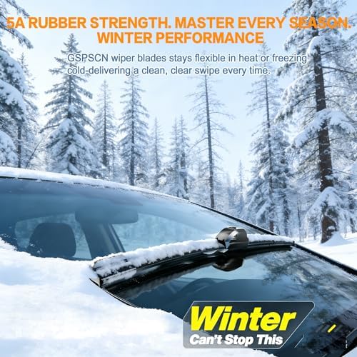 GSPSCN 17" 17" Front Windshield Wiper Blades OEM,All-Season,Quiet (2 Pack)