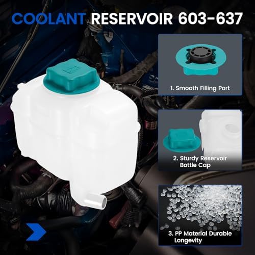 603-637 Engine Coolant Reservoir Tank for Volvo S60/S80/V70/XC90