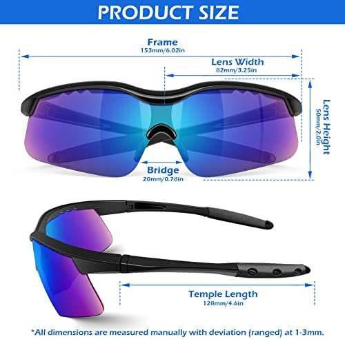 OXG Safety Glasses for Men Women, ANSI Z87 UV Protection Protective Eyewear