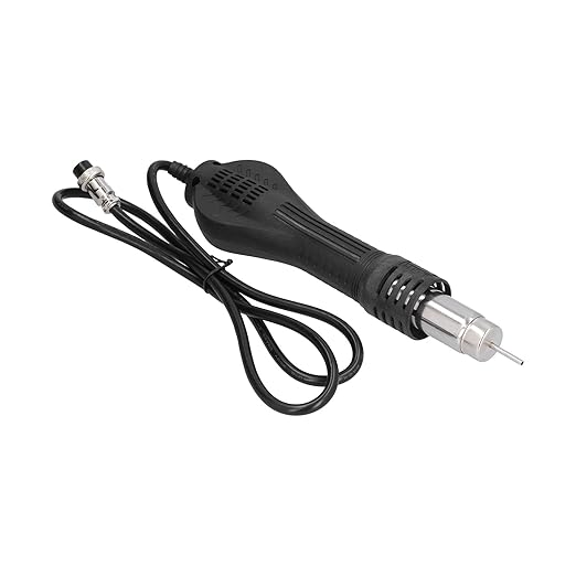 Hot Air Gun Handle, Mini Heat Gun Handle for Soldering Desoldering8-Hole 4-Core Replacement Tool for Professional Welding Repair
