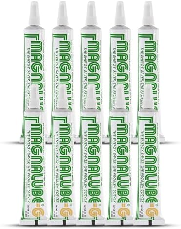 Magnalube-G All-Purpose PTFE Grease, Waterproof - 0.75 oz Tube, 10 Pack