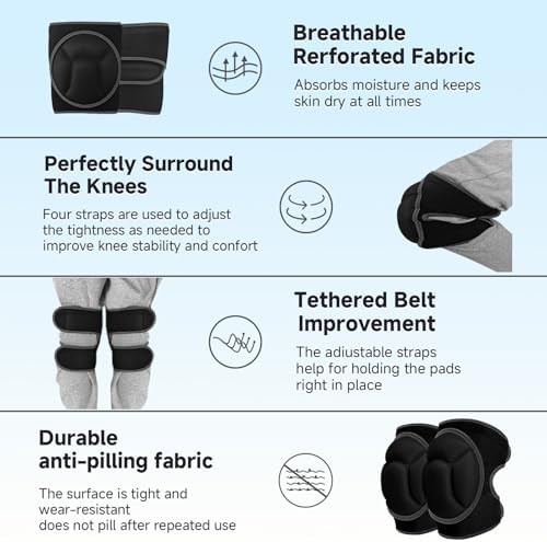 Women Men Knee Pads for Cleaning Floors,House Working,Gardening