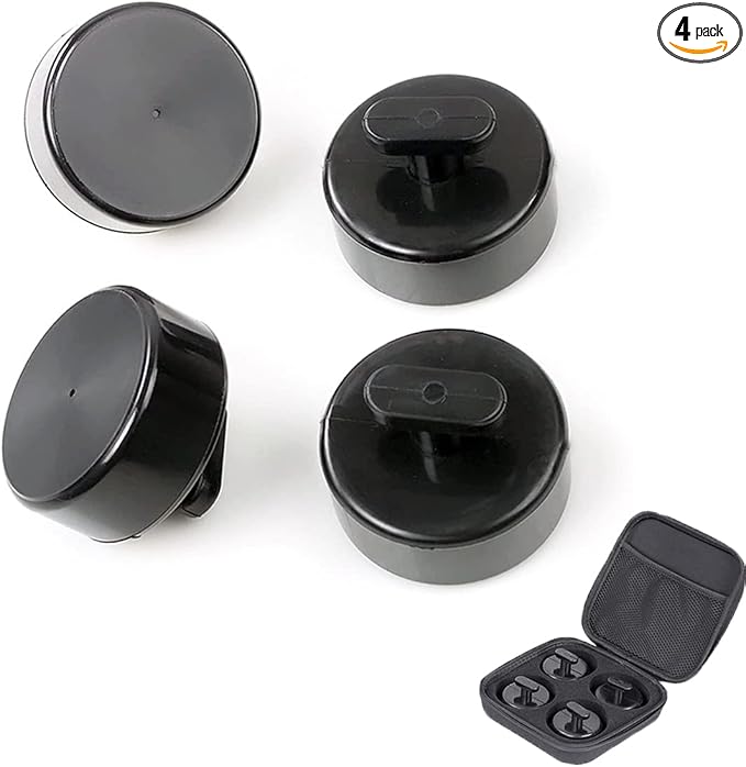 4 Pcs Jack Pad, Rubber Jacking Lift Puck, Lift Point Adapter for Chevrolet Corvette C5 C6 C7 GS Z, with Storage Bag