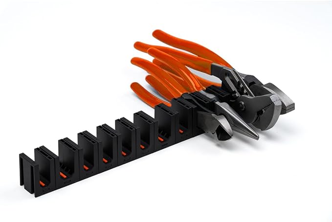 ToolBox Widget - Plier Organizers Kit | Magnetic Plier Holder for Tool Drawer | Modular Tool Storage Organizer for Professional & DIY Mechanics | Organize Tools for Fast Accountability - 4 Pack