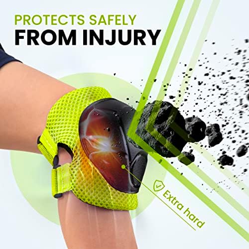 99FLIPS Knee Pads for Kids 3-12 Years [6pc] - Skating Protective Gear