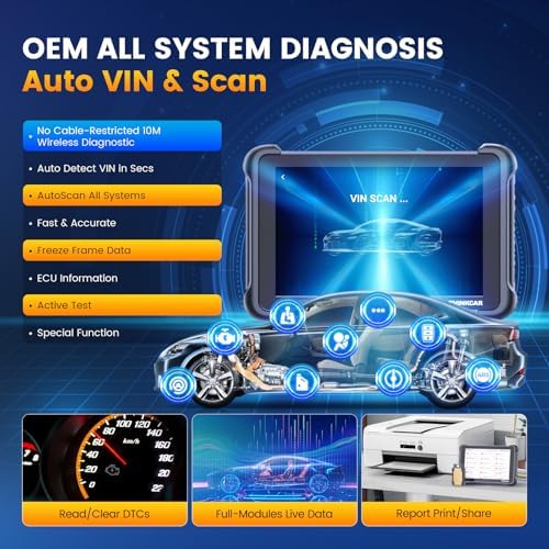 THINKCAR Bidirectional Scan Tool THINKSCAN 689BT OBD2 Scanner for Car