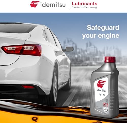 Idemitsu IFG3 0W-16 SP/GF-7B Full Synthetic Motor Oil – 1 Qt, 2 Pack