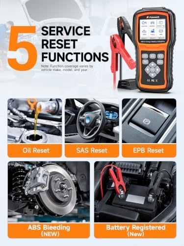 NT630 Plus Upgraded, FOXWELL NT630PRO OBD2 Scanner ABS SRS Battery Tester