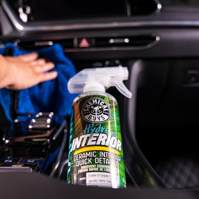 Chemical Guys SPI22716 HydroInterior SiO2 Ceramic Interior Quick Detailer and Protectant for Interiors, Furniture, Apparel, and More (Works on Plastic, Vinyl, Imitation Leather, and More), 16 fl oz
