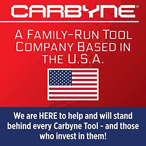 Carbyne Grease Gun, Lever Handle, 8000 PSI, Heavy-Duty Steel Barrel