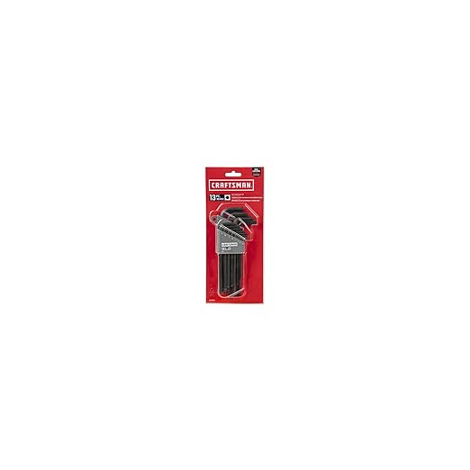 CRAFTSMAN Ball End Metric Hex Key Set, 13 Piece (CMHT26010)