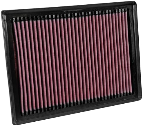 K&N High-Flow Original Lifetime Engine Air Filter: Increase Power: Premium, Washable: Compatible with 2004-2024 Mitsubishi/Toyota: (See Product Description for Select Models) 33-3045