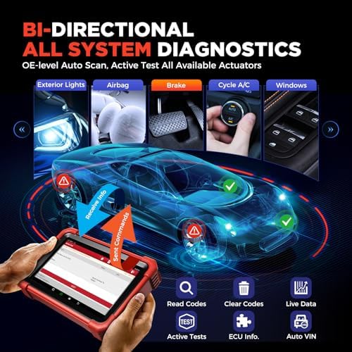 LAUNCH X431 CRP919XBT OBD2 Scanner, 2026 Wireless Bidirectional Scan Tool