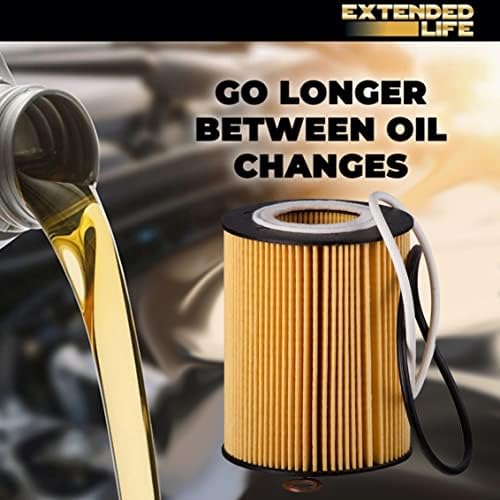 Premium Guard Extended Life Oil Filter up to 10k Miles PG9983EX | Fits 2012-2025 Volvo XC60, 2016-2025 XC90, 2019-2025 XC40, 2015-2025 S60, 2017-2025 S90, V60 Cross Country, 2015-2025 V60 (Pack of 2)