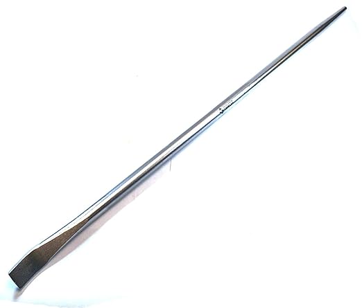Groz 36-inch Aligning Pry Bar | Heavy Duty | Round Section | Zinc Plated | #33173-2 (Pack of 2)