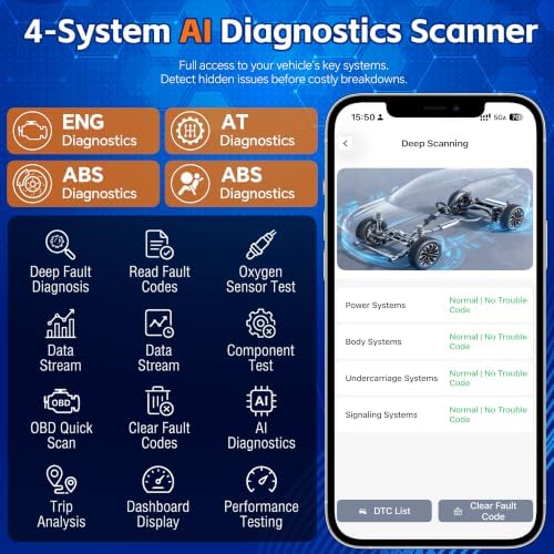 AI OBD2 Scanner Car Code Reader Diagnostic Scan Tool