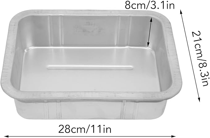 Hapivida Oil Drain Pan, Heavy-Duty Leakproof Metal Oil Change Container with Wide Opening 3-4L Capacity Universal Fit for Cars Motorcycles Boats Garage Maintenance