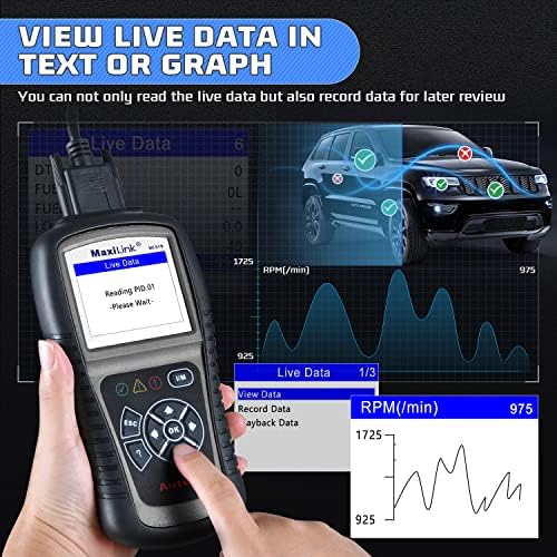 Autel MaxiLink ML519 Enhanced Universal OBD2 Scanner Car Diagnostic Tool