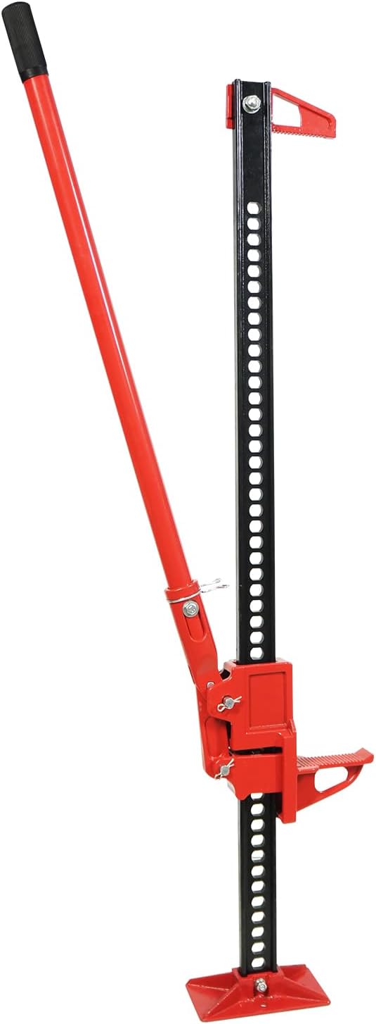 GarveeTech 3 T Farm Jack, 48 in Utility Farm Jack, 6600 LBS Capacity Ratcheting Off Road Utility Jack, Heavy-Duty Farm Jacks Foratv, Utv, SUV, Tractor, Truck, Universal Jacks