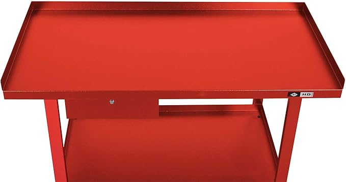 AFF 3995 Heavy-Duty Workbench, 61"" x 31"", 1 Drawer, 1,300 lb Capacity, Red