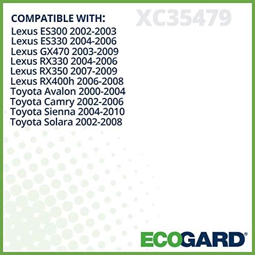 ECOGARD XC35479 Premium Cabin Air Filter | Fits 2002-2006 Toyota Camry 2.4L, 3.0L; 2007-2010 Sienna 3.5L; 2004-2006 Sienna, Lexus RX330, ES330, Camry 3.3L; 2007-2009 RX350 3.5L